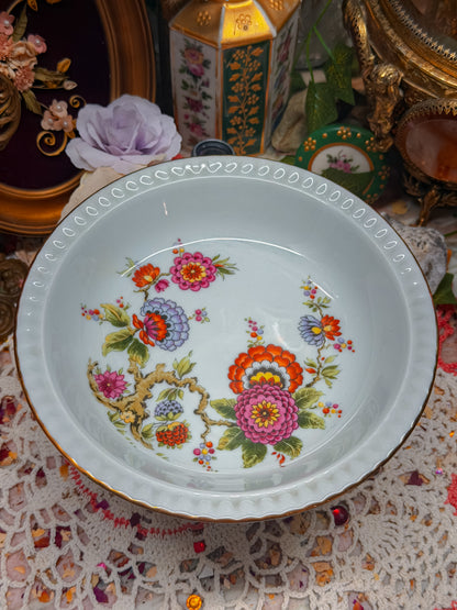 Floral Pedestal ashtray/tray✨