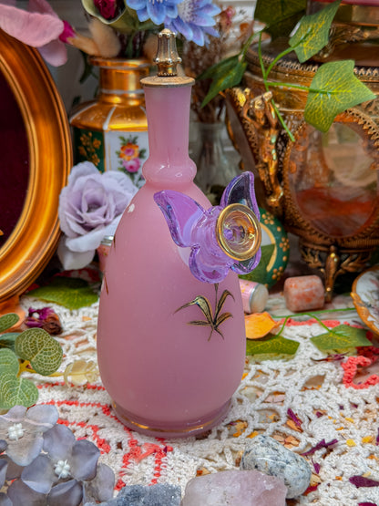English Bristol glass floral✨