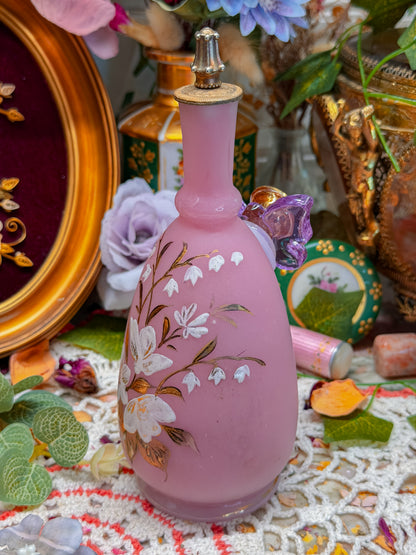 English Bristol glass floral✨