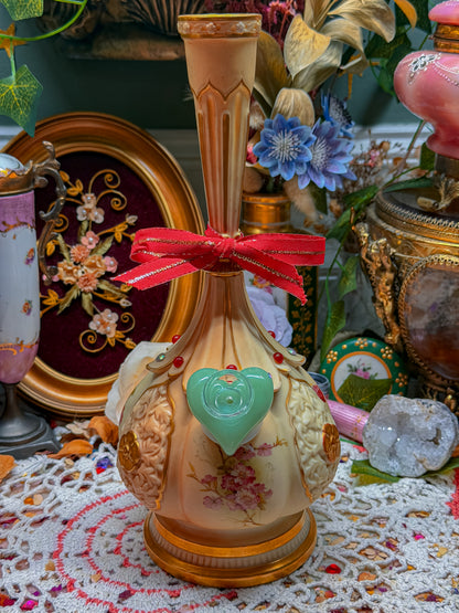 Royal Worcester luxury bong with add ons and bow✨