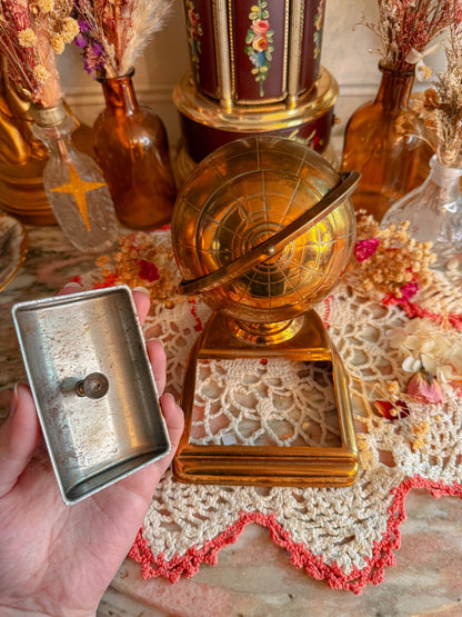 Mid century globe ashtray/joint holder