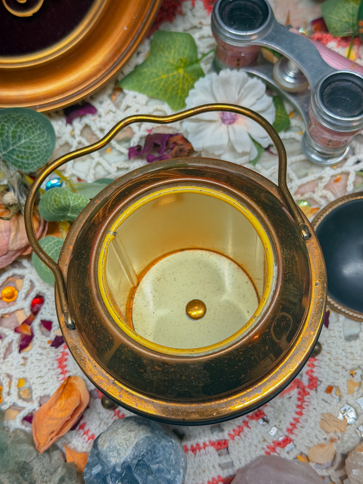 Brass Cauldron cigarette stash✨