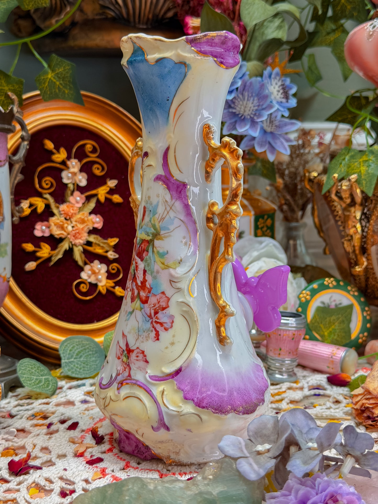 Austrian floral with mouth piece✨