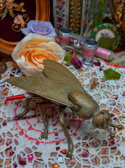 Solid brass fly ashtray🕷️