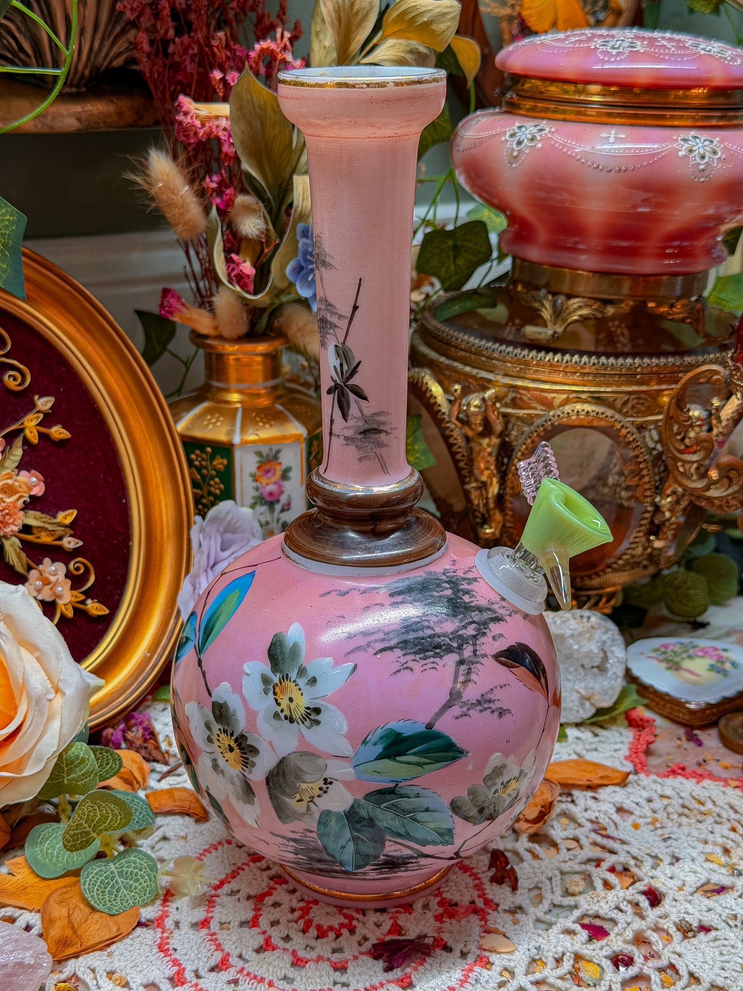 Bristol glass floral✨
