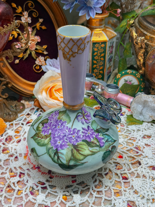 Floral Limoges French bong✨