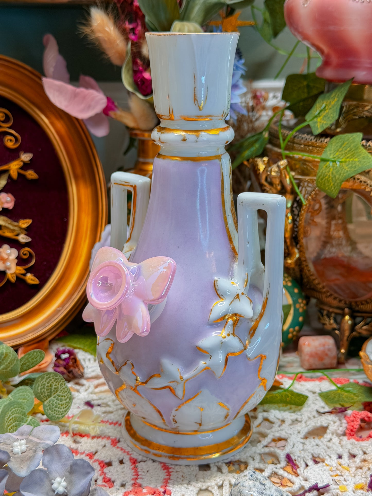 Royal Dux Bohemain floral✨