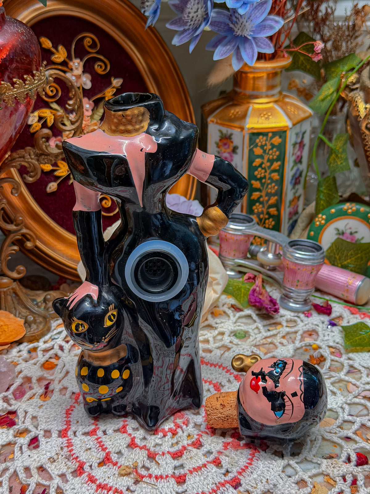 !!!Sassy cat lady pipe!!!🕷️ RARE