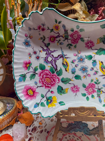 Floral and bird Rolling tray✨