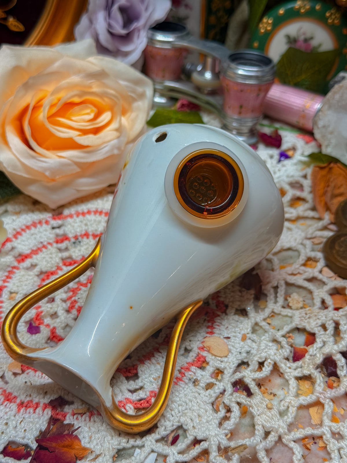 Weimar German Floral pipe✨