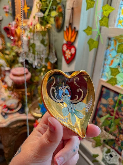 24k Murano heart ashtray✨