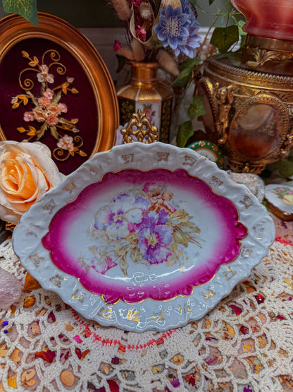 German floral ashtray✨