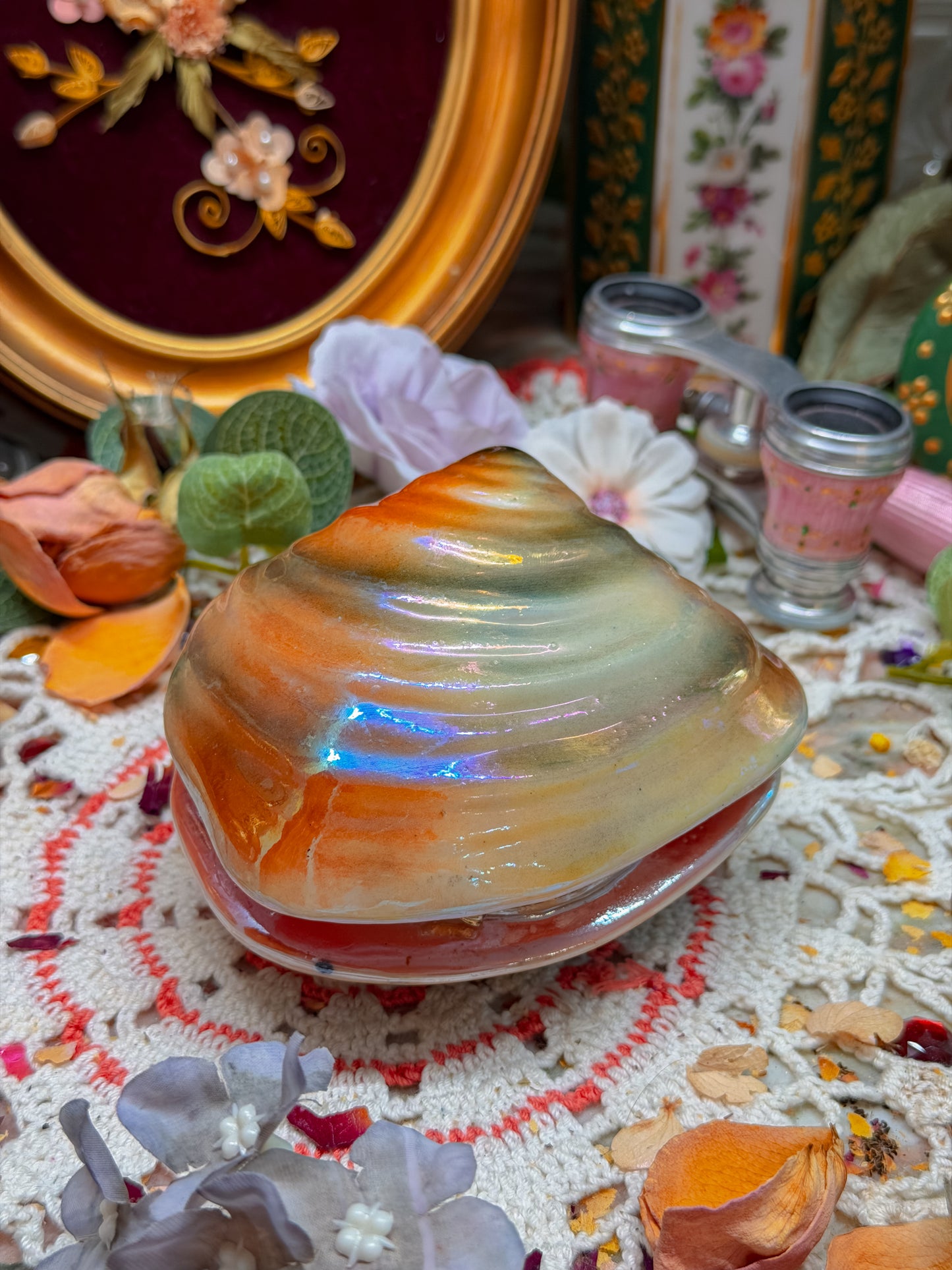 Iridescent shell stash✨