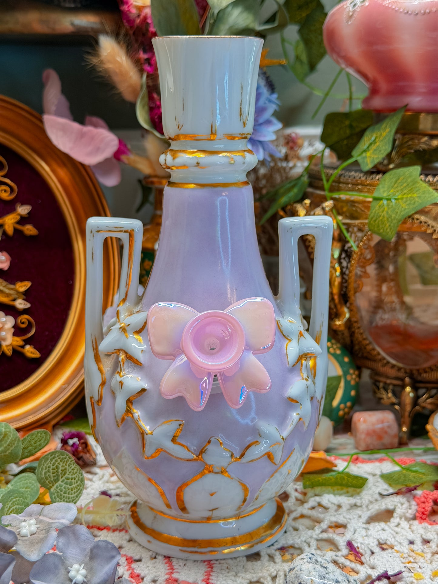 Royal Dux Bohemain floral✨