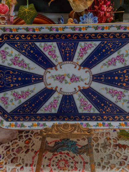 Coalport floral tray✨
