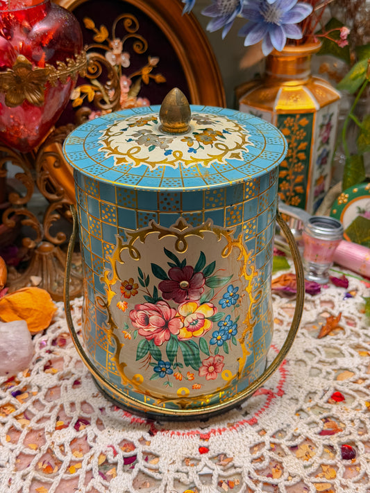 Floral Tin stash✨