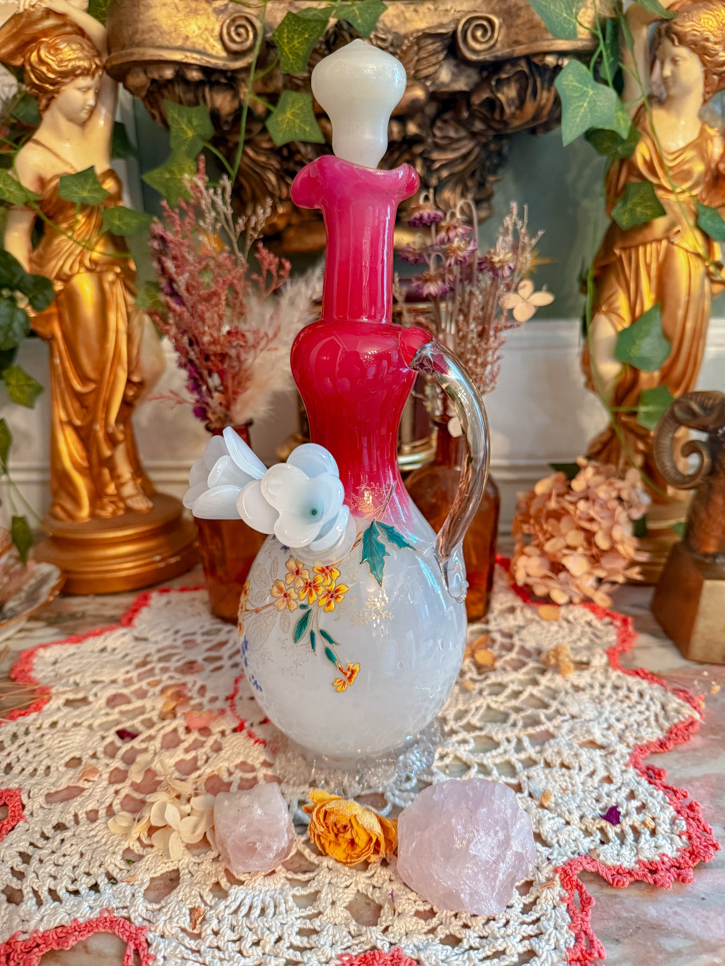 Victorian opaline floral✨