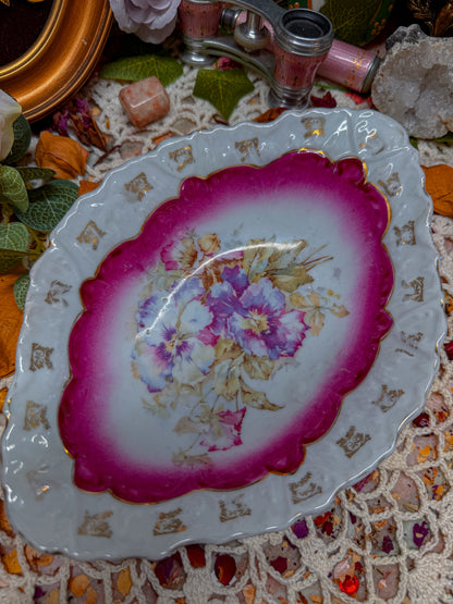 German floral ashtray✨