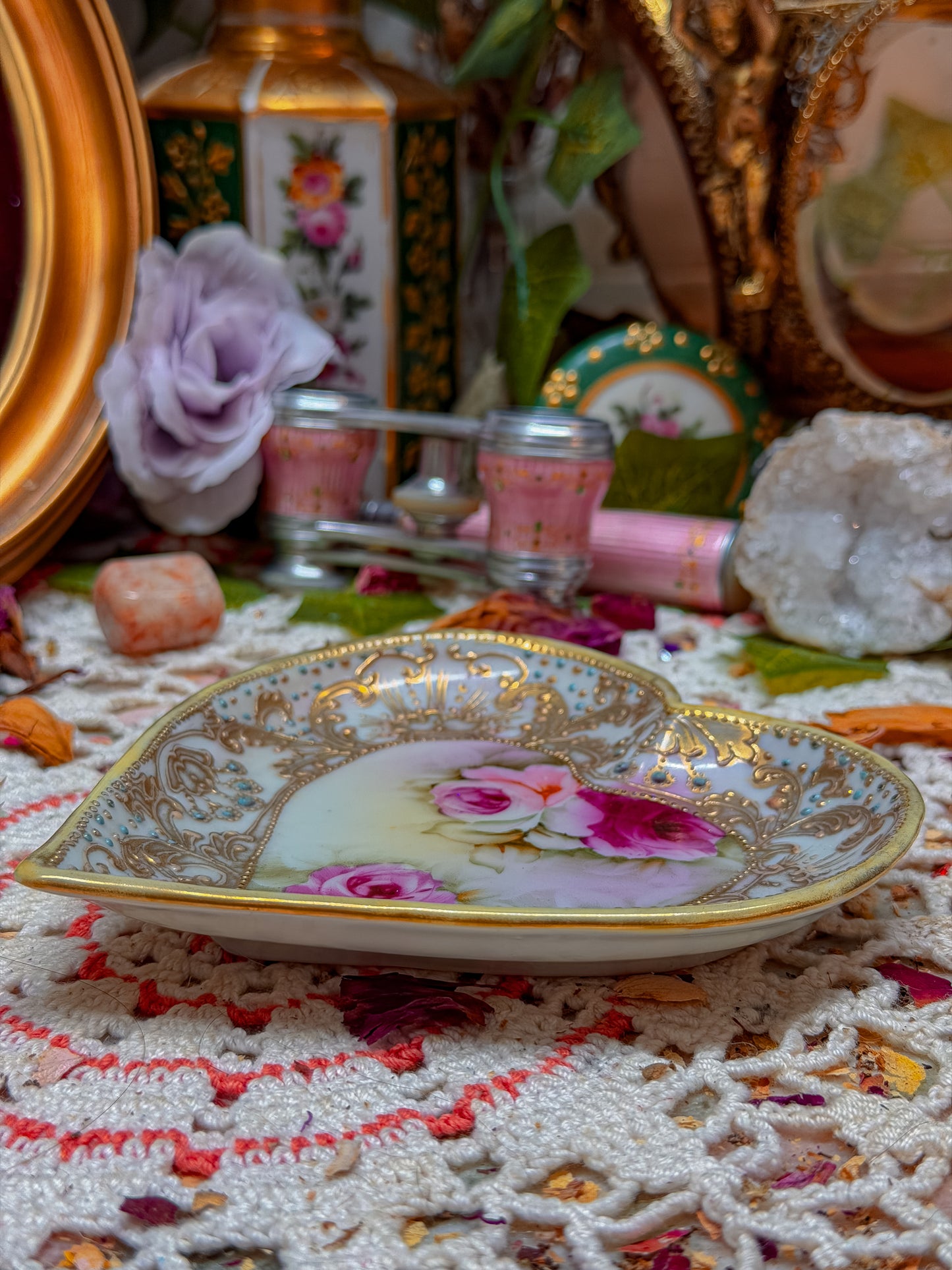 Moriage Nippon heart dish/tray✨