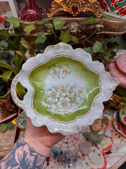 Limoges floral ashtray✨