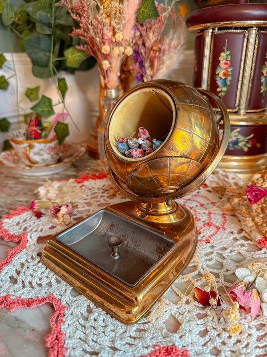 Mid century globe ashtray/joint holder