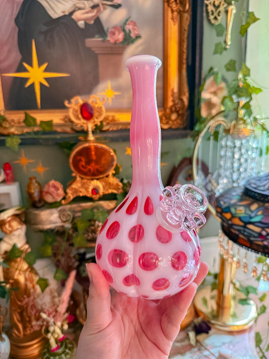 Fenton cranberry coin dot beauty✨