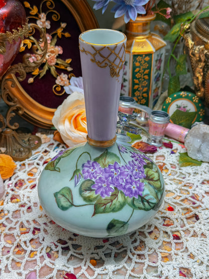 Floral Limoges French bong✨