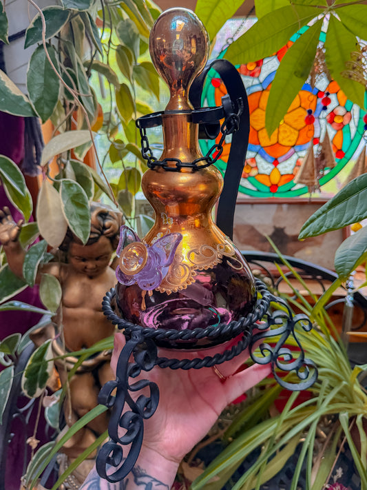 24k bohemian with cast iron stand✨