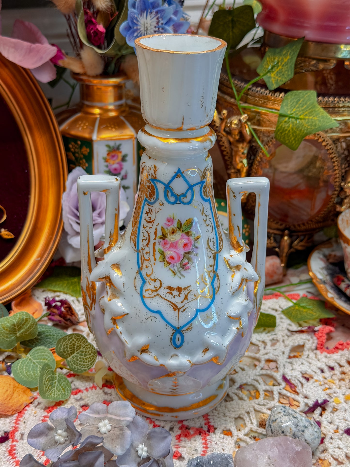 Royal Dux Bohemain floral✨