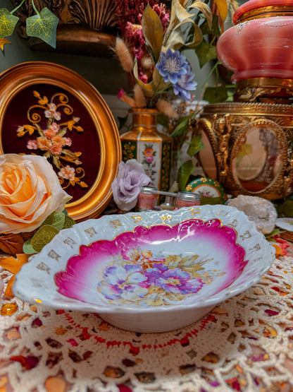 German floral ashtray✨