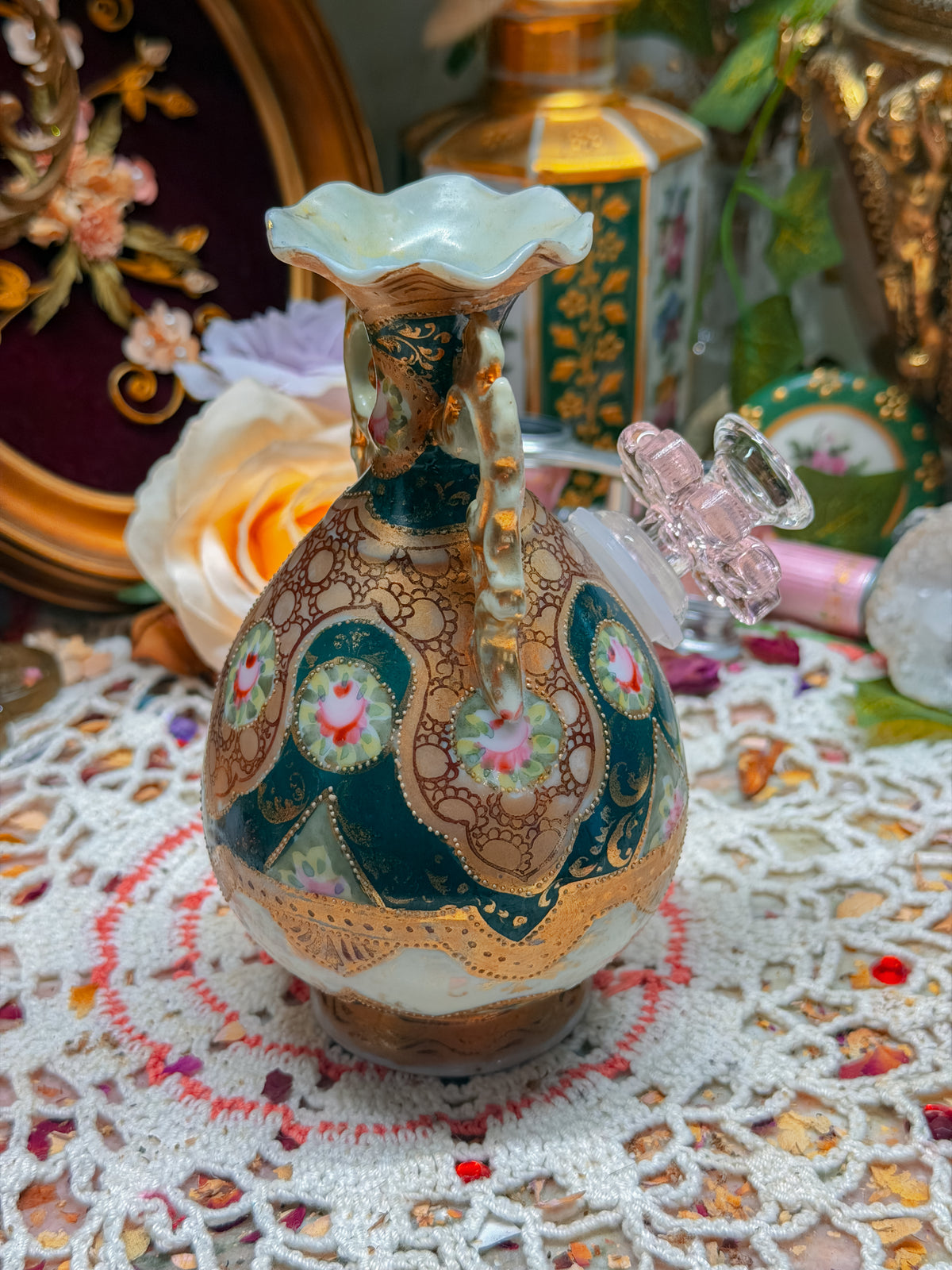 Nippon floral Victorian bong✨