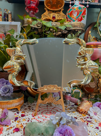 Bow mirror rolling tray✨