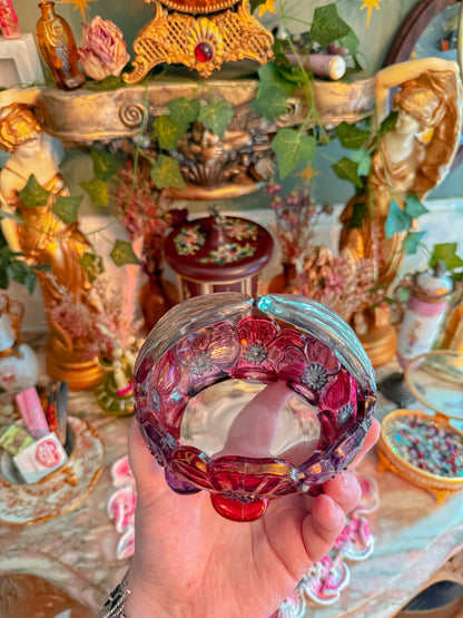 Floral handled ashtray✨