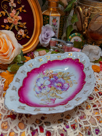 German floral ashtray✨