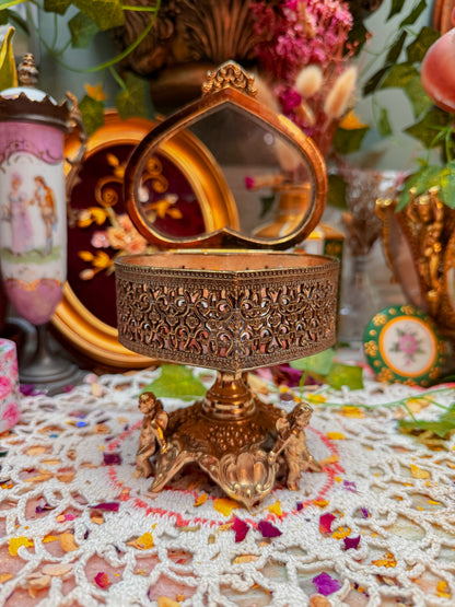 Heart shaped jewelry casket✨