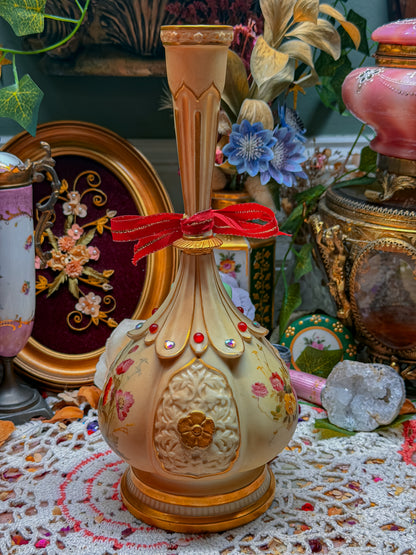 Royal Worcester luxury bong with add ons and bow✨
