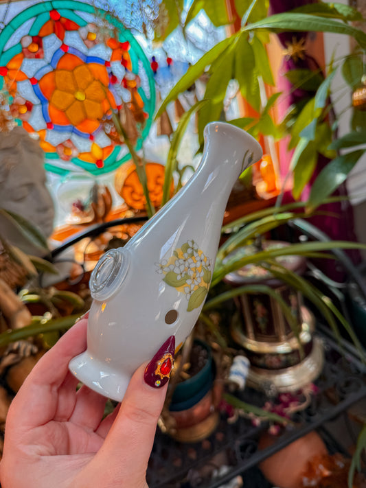 Pink floral pipe✨
