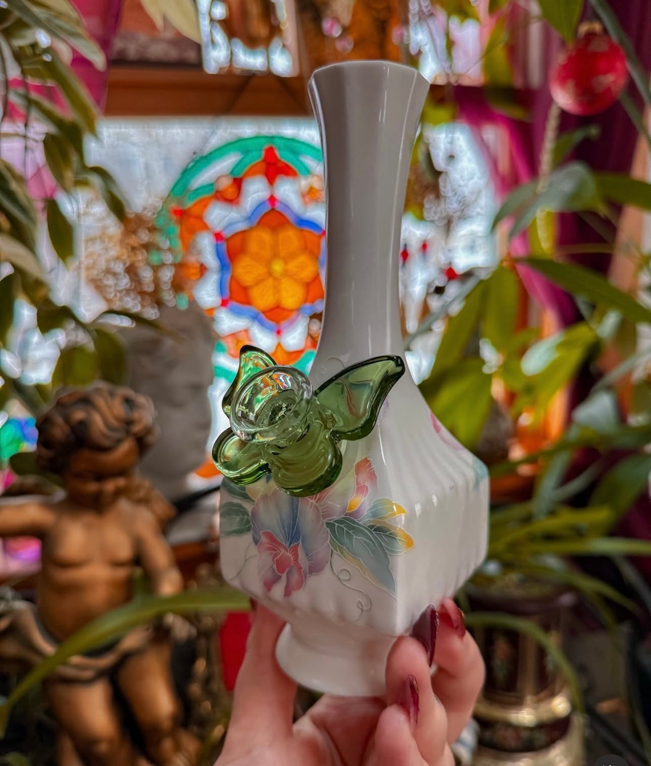 Aynsley orchids and butterfly✨